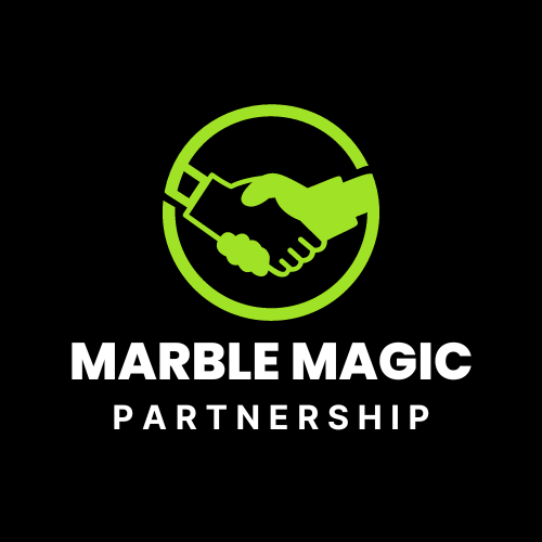 An image of Marble Magic partnership logo