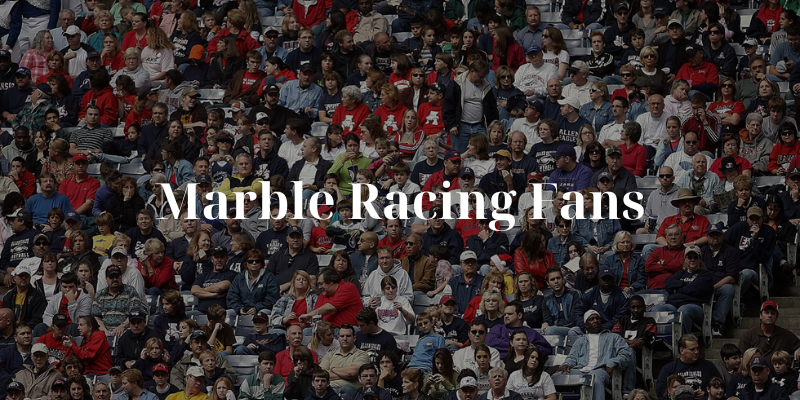 An image of Marble racing fans are enthusiastic, passionate, and diverse