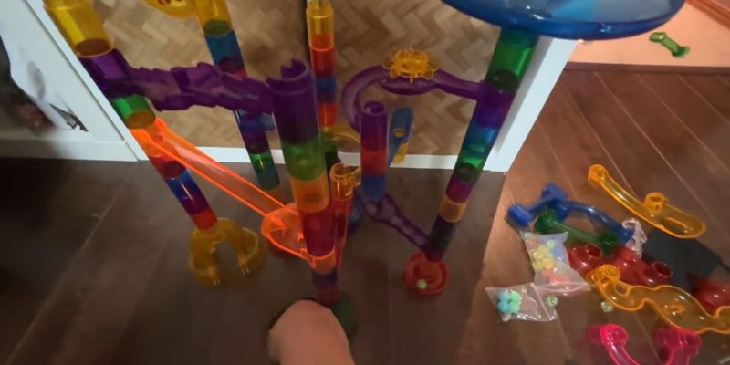 An image of Various types of marble run kits for creative building