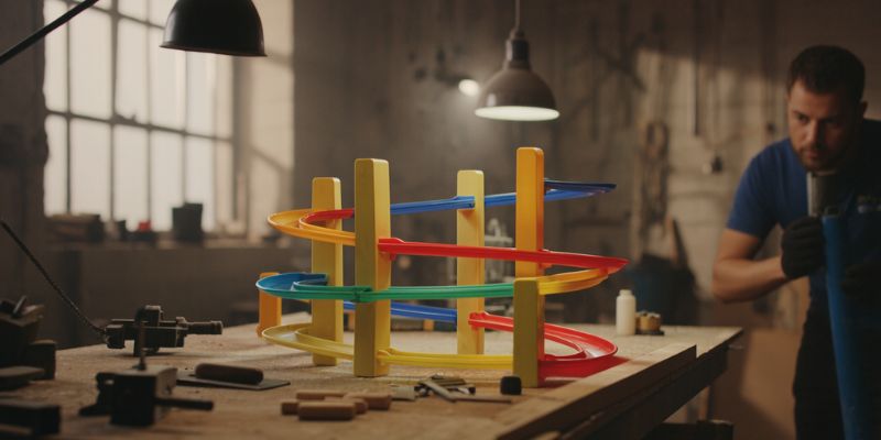 An image of A marble run engineer