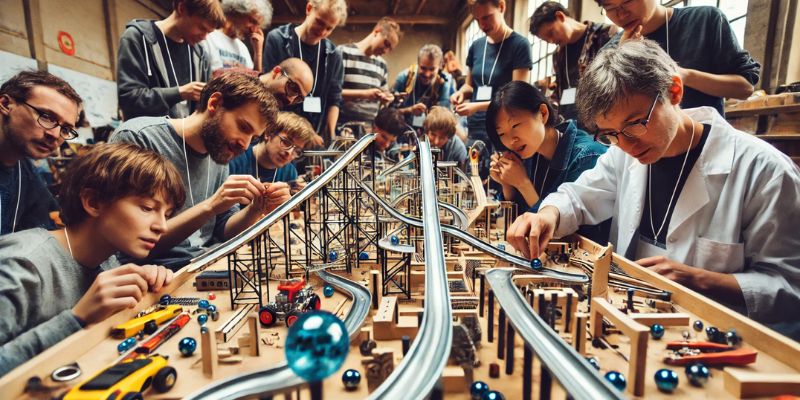 An image of Designing and learning with marble run engineering