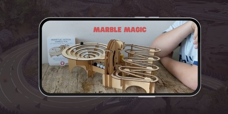 An imahe of Don't forget to share you hardwork with marble magic and the world of marble racing