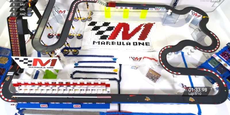 An image of Iconic marble racing track designs at Jelle's marble runs