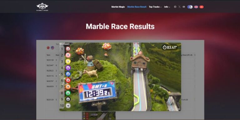 An image of Watching marble race benefits