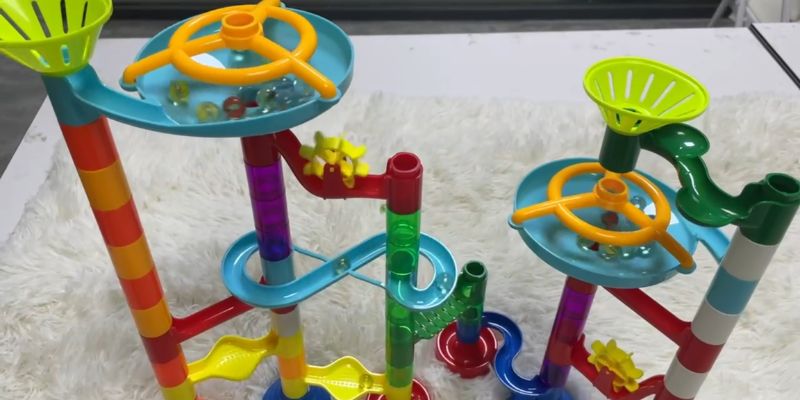 An image of A marble run for kids age 3 and older