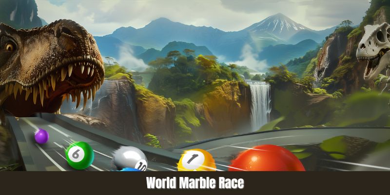 An image of The world cup marble racing