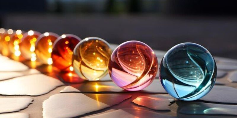 An image of Acrylic marbles