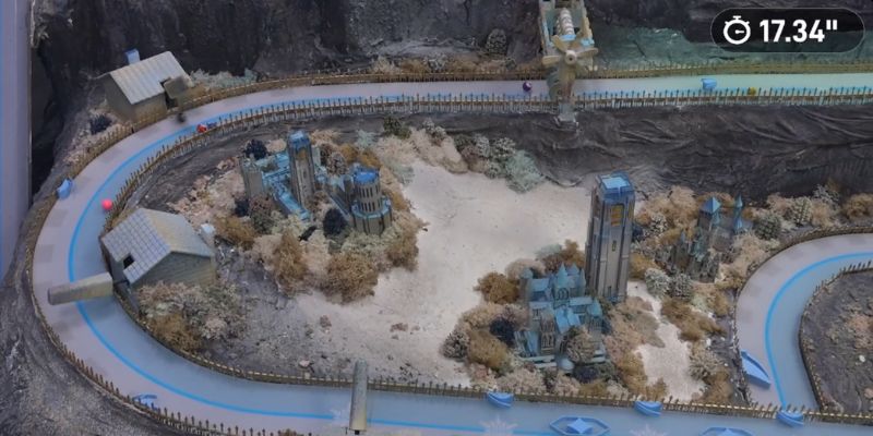 An image of The froshoof carousel and the froshammer gates