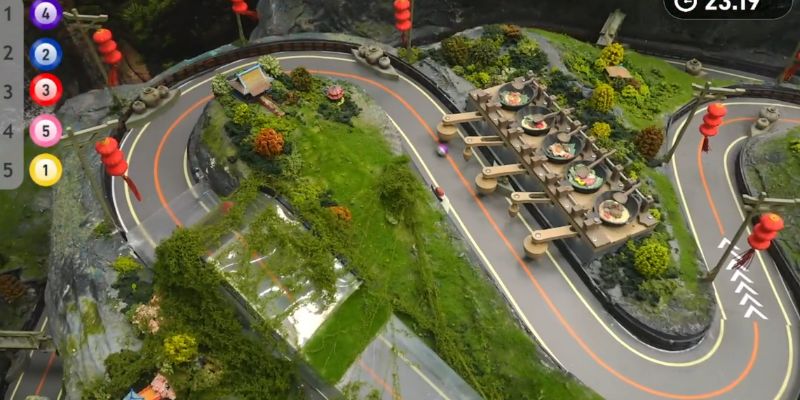 An image of Track K chinese stone forest the wok of fate